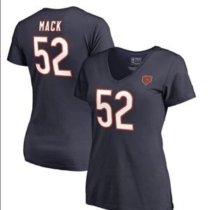 NFL CHICAGO BEARS  Mack WOMENS T-SHIRT SMALL